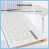 Dual-Mode Wireless Bluetooth & 2.4G Silent Keyboard for Business and Home Use