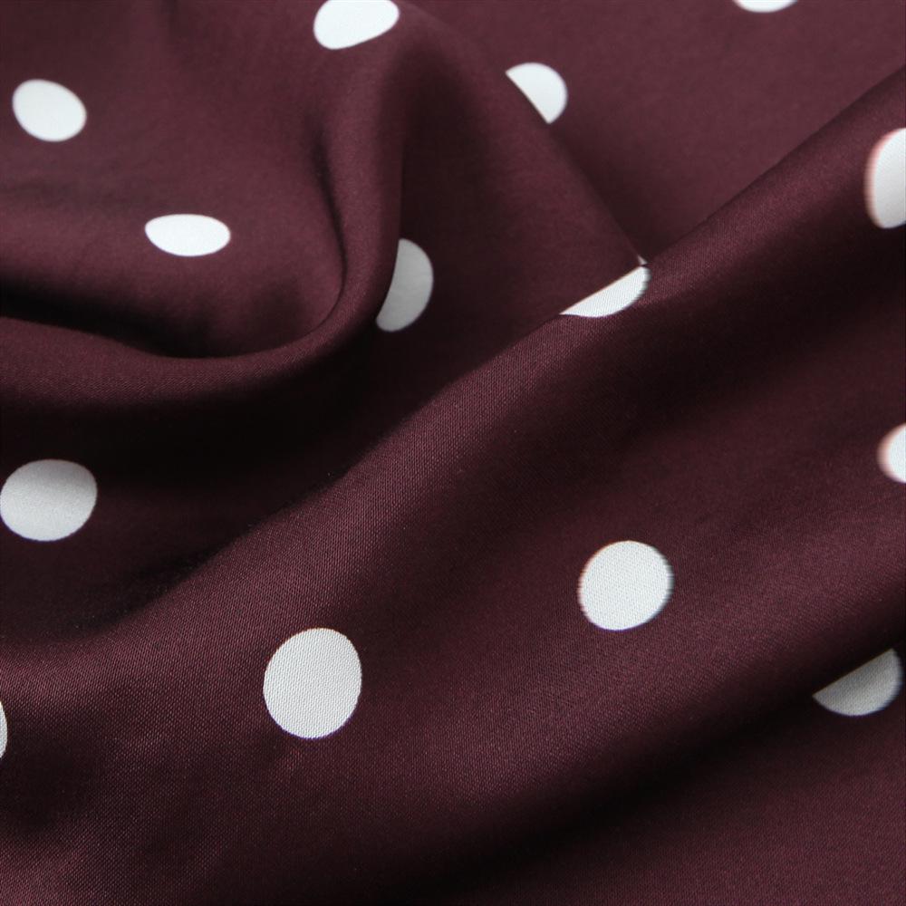 Spring 2026 Women's Retro Polka Dot Tie-Up Dress