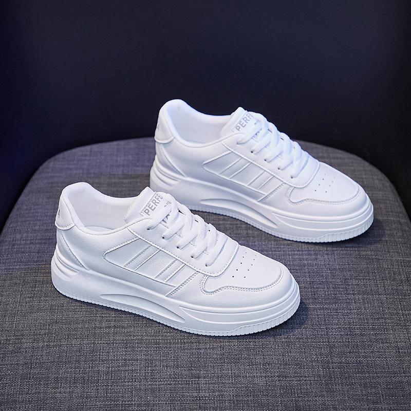 New Women's Shoes Autumn Thick-soled White Shoes Ins Trendy and Super Hot Casual and Versatile Student Shoes