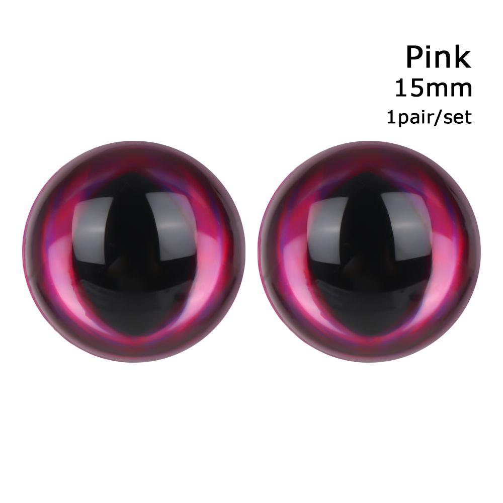 Color Toy Accessories DIY Eyes with Eyelashes Doll Accessories Stuffed Animal Supplies 3D Eyes
