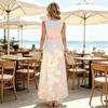 Women's Sleeveless Beach Dress - A-Line Flowy Maxi, Lightweight Summer Dress for Women, Ideal for Vacation, Daily Casual & Outdoor Activities