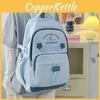 Letter Pattern College Fashion Backpack With Padded Straps For School Travel And