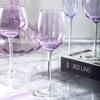 Purple Sparkling Stemless Handblown Glassware Hammered Glass Water Wine Drinkware Barware glasses