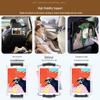 Car Rear Seat Headrest Mount: Multifunctional Tablet & Phone Holder with Back Cushion