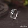 Cao Shi Retro Rose Floral 3D Ring - Elegant, Charming, Thin, Classic Design for Index Finger
