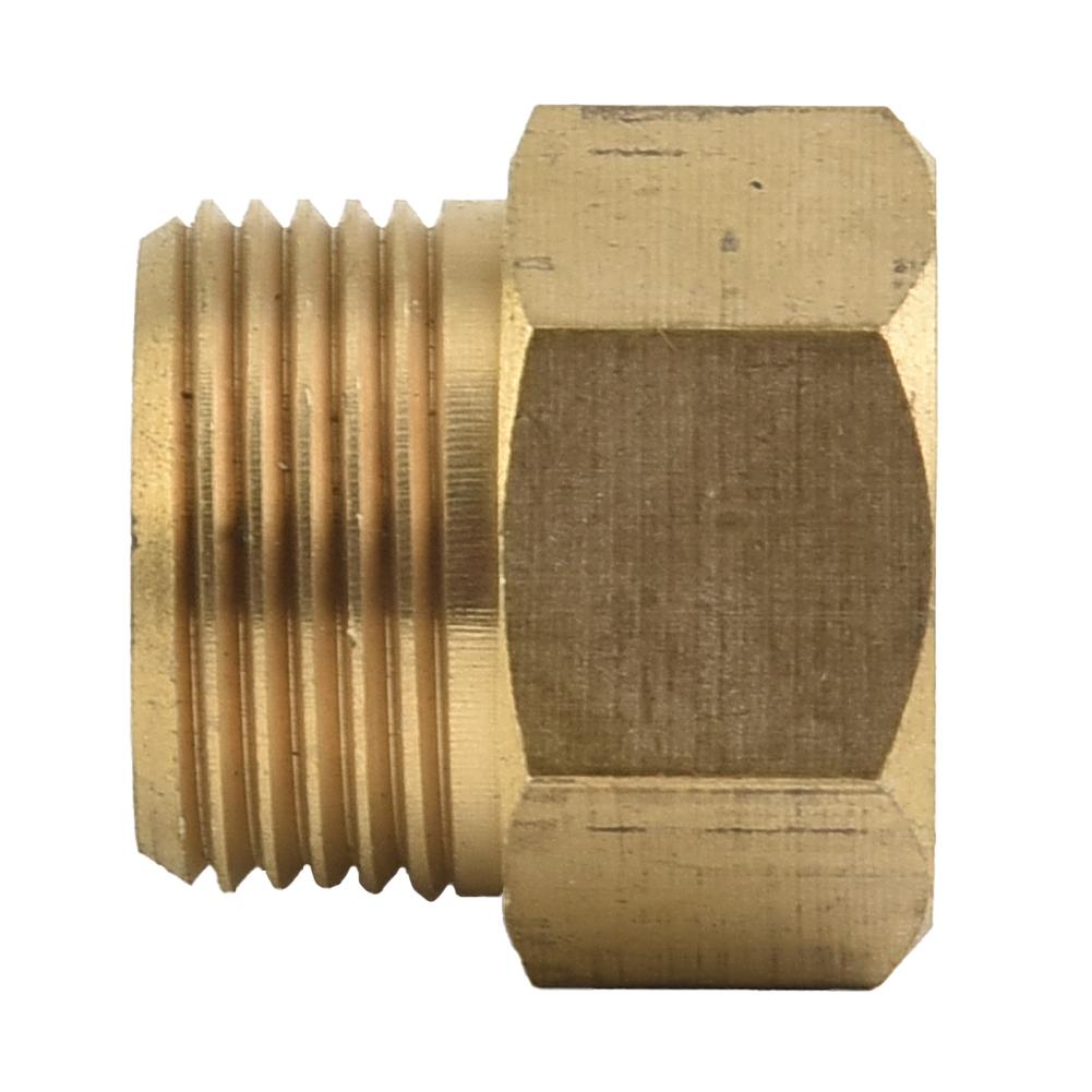 Brass M22x1.5 to G1/2inch Adapter for Pressure Washer with 400 Bar Max Pressure & 150°C Resistance for Quick Screw Connections