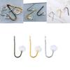 Weißer Eisendraht Haken zum Aufhängen von Gemälden, Kleidung und Hüten Moderner und minimalistischer Stil