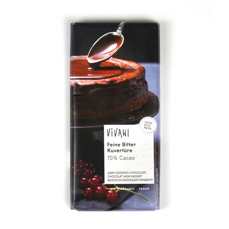 Vivani Couverture Dark Chocolate 150g