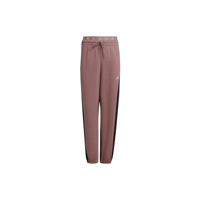 W P Color Block Printed Logo Drawstring Elastic Waist Fitness Retro Sports Pants Women Pants HZ9670