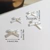 4050Pcs Abs Faux Pearl-Colored Bow Tie Shaped Beads For Jewelry Making Diy Bracelet Necklace Key Chain Accessories