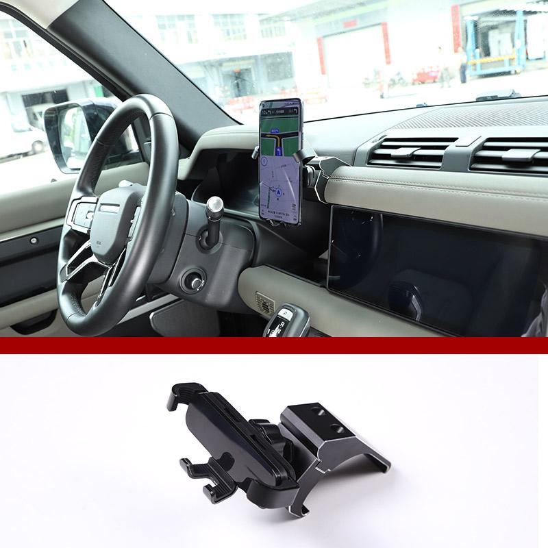 Dla Land Rover Defender 90 110 2020-2026 Uchwyt na telefon komórkowy do samochodu Wielofunkcyjny uchwyt Uchwyt do nawigacji GPS Akcesoria samochodowe