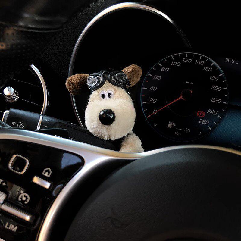 

Cute Dog Doll Car Gear Decoration & Wiper Ornament