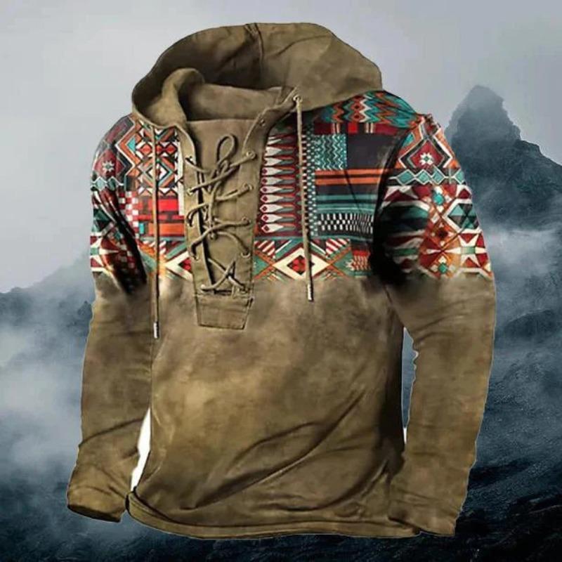 Men's Black Grim Reaper Skull 3D Print Hoodie Lace Up Front Hooded Sweatshirt