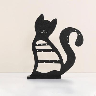 Cat Design Earring Storage Organizer for Women Desk