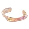 Lightweight Comfortable Geometric Acrylic Bracelet Color Changing Hues Trendy Outfit Complement Versatile Jewelry