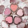 Flowerknows Bunny Garden Rose Blush Powder Blusher For Cheeks,Cruelty Free Long Lasting,Contour Face for A Natural Matte Finish