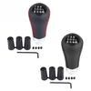 Car Vehicle 6 Speed Gear Knob Pu Shifter Stick With 3 Hoses