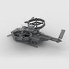 Assembling Building Blocks MOC-130443 Samson Transport Aircraft Helicopter Small Particle Toy Gift