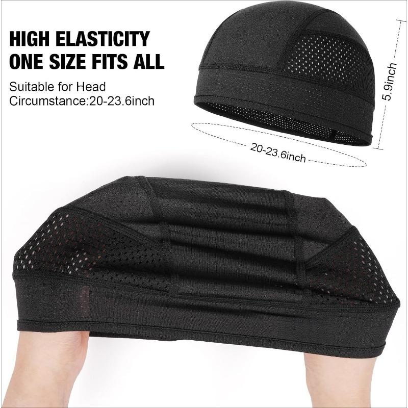1PC cycling motorcycle helmet lined with sweat-proof cap, lightweight breathable mesh helmet liner, unisex