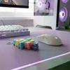 Keycap Button Mini Key Press Toy Portable Stress Relief Toy Keyboard Fidget Keychain  Decompression