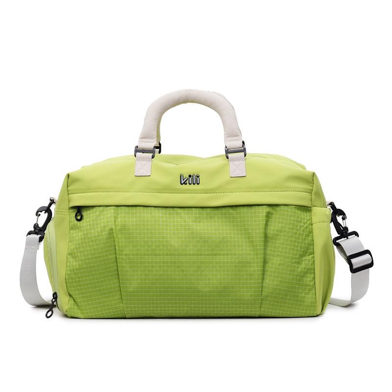 

Unisex Travel Bag: Fashionable, Large-Capacity Luggage with Dry/Wet Separation, Lightweight and Versatile for Short Trips чёрный