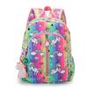 Cute Cartoon Pattern Cotton Canvas Princess Backpack For Teenage Girls Outing School Bag