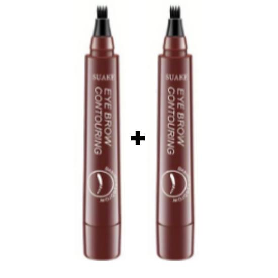 SUAKE Long-Wear Waterproof Eyebrow Contouring Pen –  03  Reddish Brown
