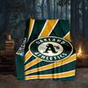 Athletics Oakland Emblem Blanket Flannel Throw for Sofa, Travel, Camping, Livingroom, Office, Chair and Bed Soft and Warm Holiday Gifts