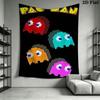 Pac-Man A Wall Hanging Printed Fabric Blanket Decorative Tapestries for Bedroom Living Room Home Decor