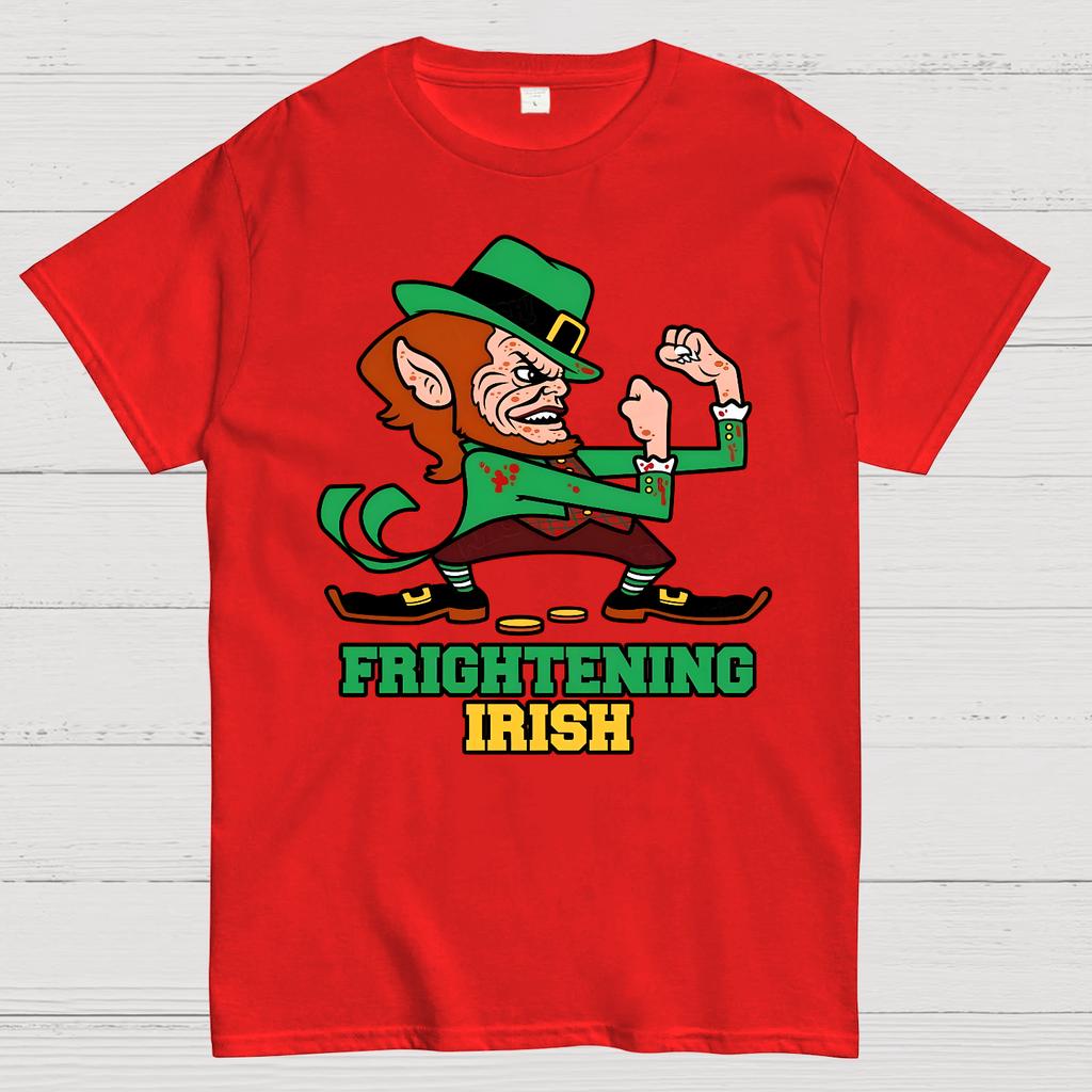 Frightening Irish- St. Patrick's Day Cotton Summer Casual Cool Loose T-Shirt