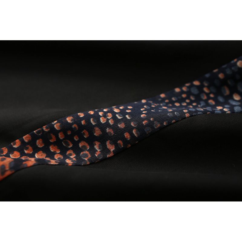 Export Plus Size Women's Clothing Elegant Simple Stitching Stylish Chiffon Shirt Loose Slimming Thin Tops Plus Size Ladies