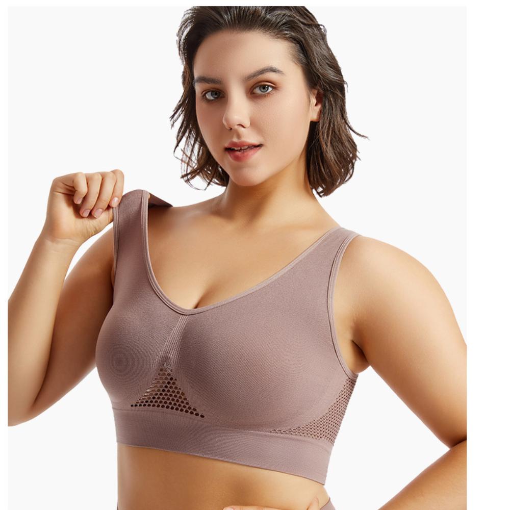 Beautiful Back Sports Bra Shockproof Running Fitness Anti-sagging Upper Collection Soft Support High-strength Women's Yoga Vest
