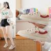 2025 Women's Trendy White Flat Sneakers – Lightweight, Versatile Autumn Casual Shoes