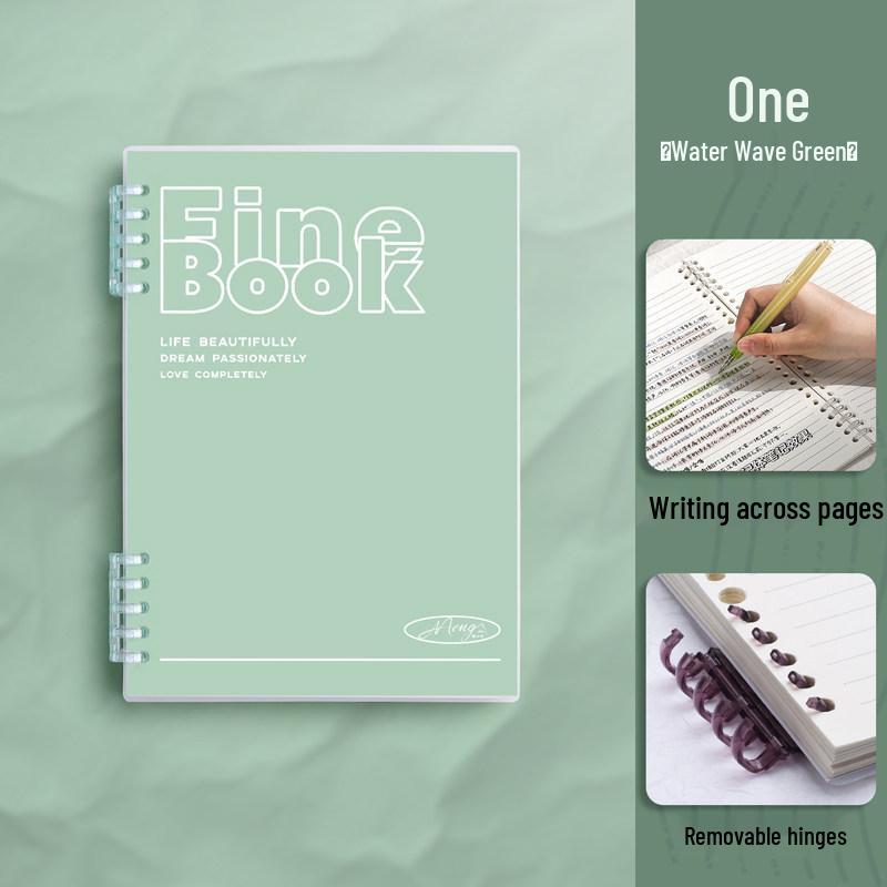Morandi Farben Notizbuch mit abnehmbarer Spiralbindung - B5, A4, A5 - Schülerfreundlich, Hochwertiges Lochblatt-Design