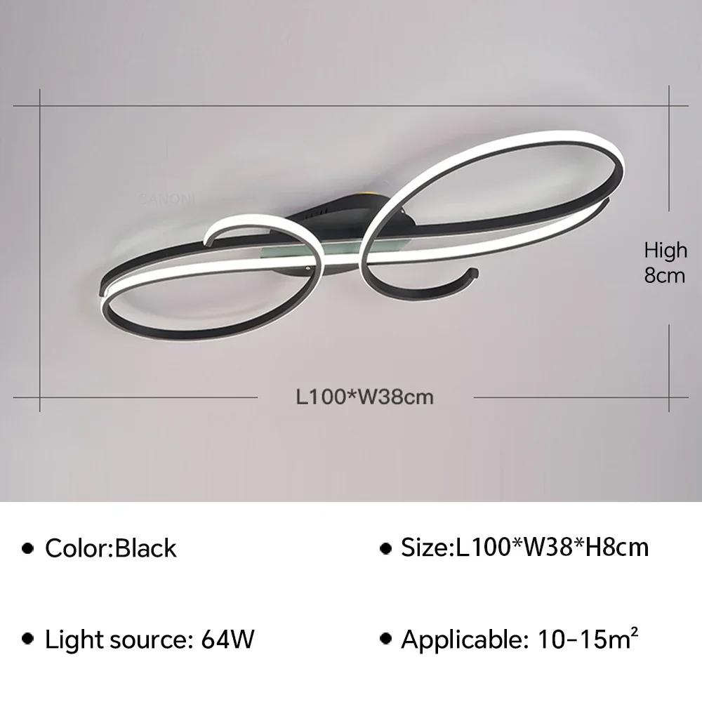 Modern LED Ceiling Lamp For Living Dining Room Bedroom Hotel Lobby Ceiling Chandelier Indoor Home Decoration Lighting Fixture
