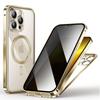 iPhone 13 Pro Case, Privacy Dual Glass, MagSafe-compatible, Gold