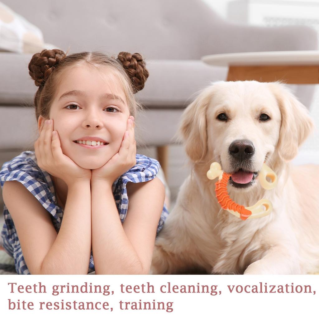 Boredom-relieving  Chewing Toy Pet Dog Ring Teether