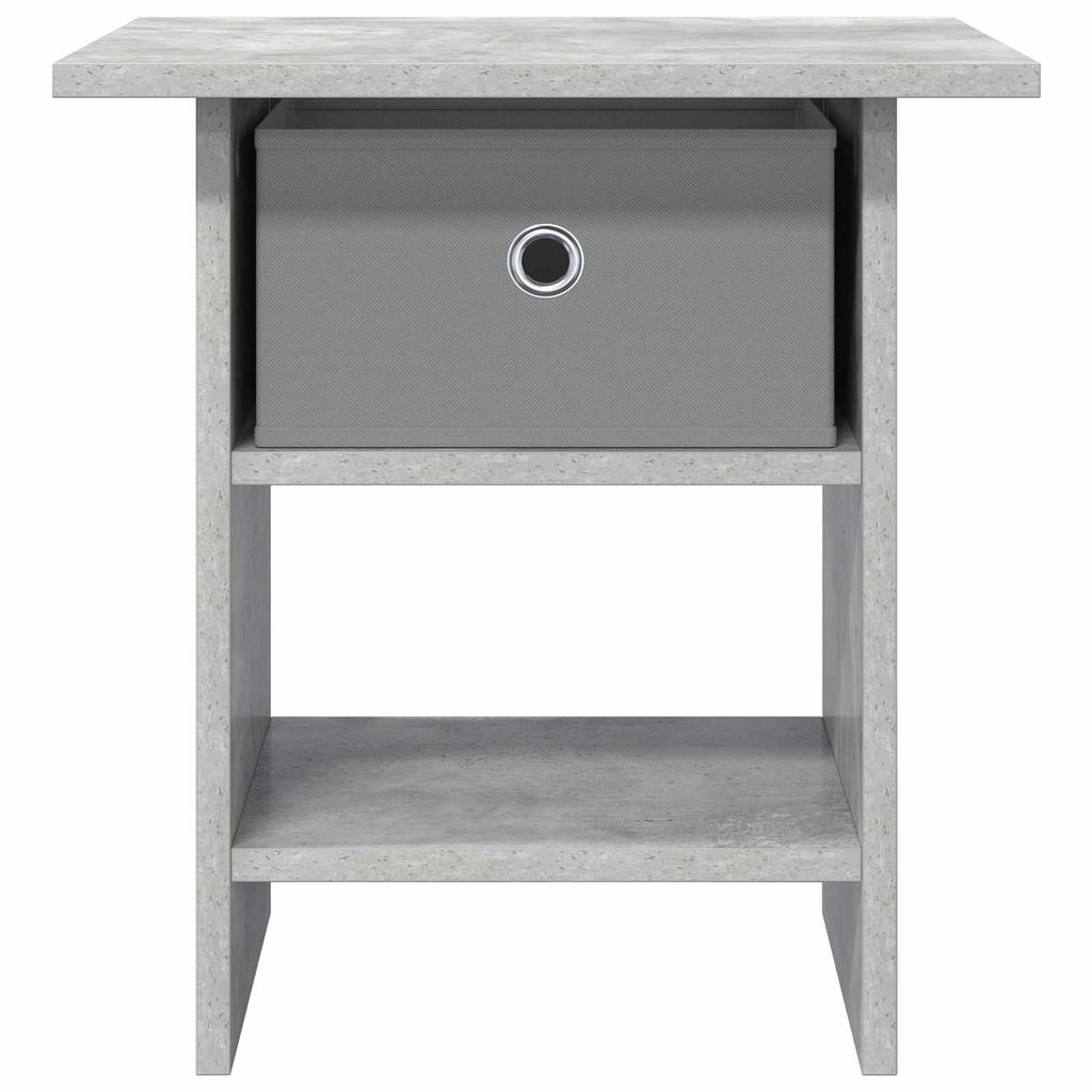 Nightstand 2 pcs Concrete Grey 41 x 40 x 45 cm Engineered Wood