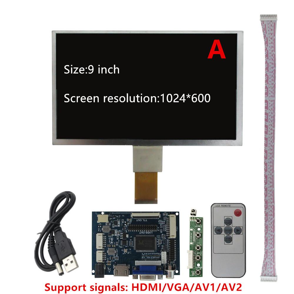9palcový HD LCD displej HDMI kompatibilní řídicí deska pro přenosné displeje Raspberry Pi PC notebooků mini počítačů