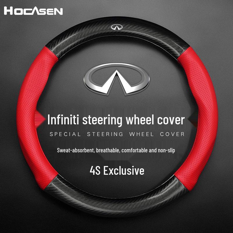 Infiniti QX70 FX35/37 New Sylphy Genuine Leather Steering Wheel Cover
