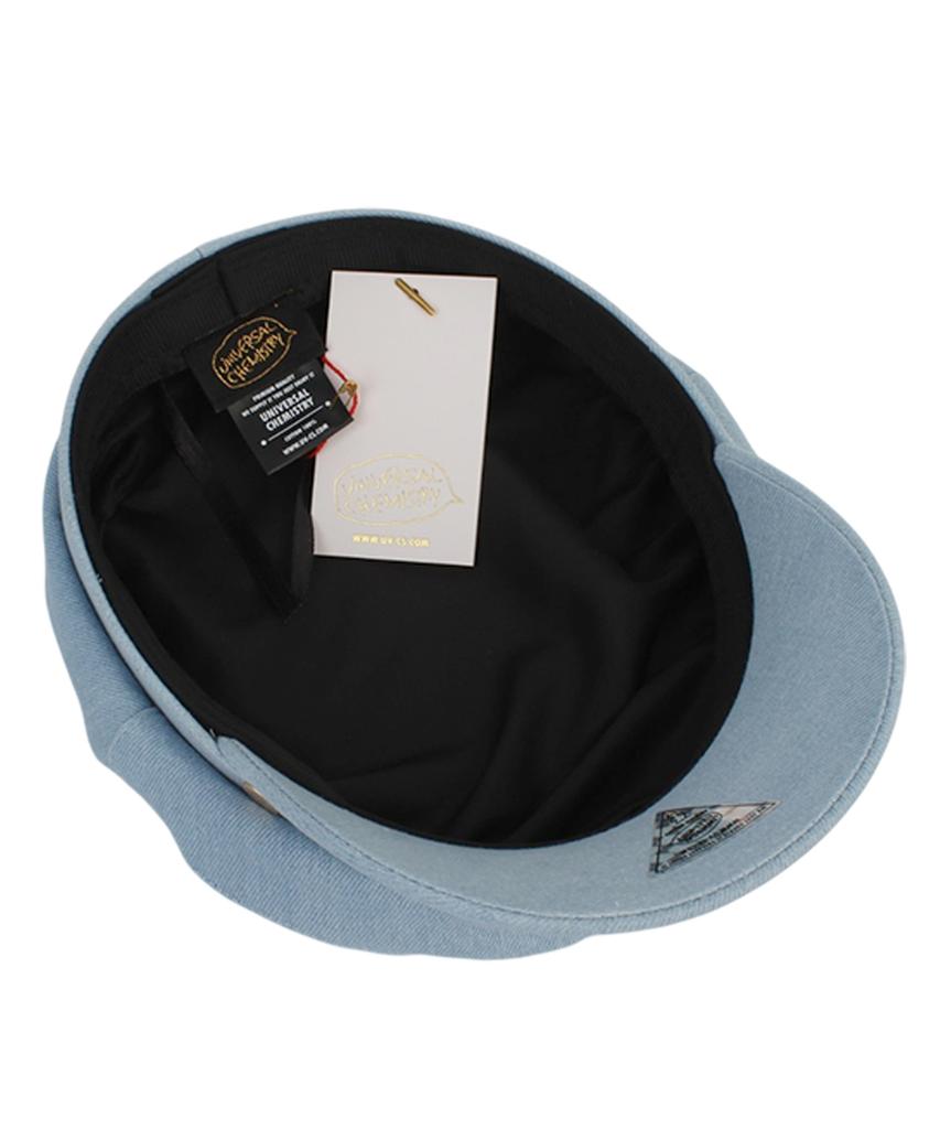 Yunibeosyeolkemiseuteuli Light Denim Logo Marine Cap