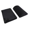 Foot Rest Black Ergonomic Height Adjustable Half Cylinder High Rebound Memory Foam Footstool for
