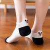 Damen Unsichtbare Dünne Low-Cut Socken - Mickey Cartoon Schwarz & Weiß
