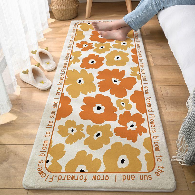 Household Carpet Door Mat Non-slip Foot Mat Bedroom Bedside Blanket Living Room Sofa Coffee Table Bathroom Toilet Floor Mat
