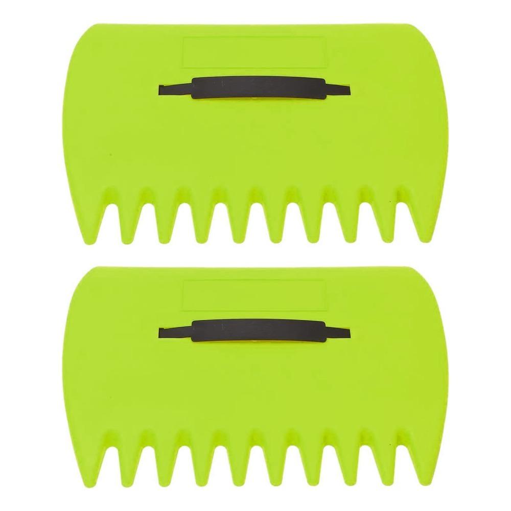 2PCS Handheld Design Leaf Grabber Set Plastic Material Lawn Leaf Scoop Fallen Leaf Removal