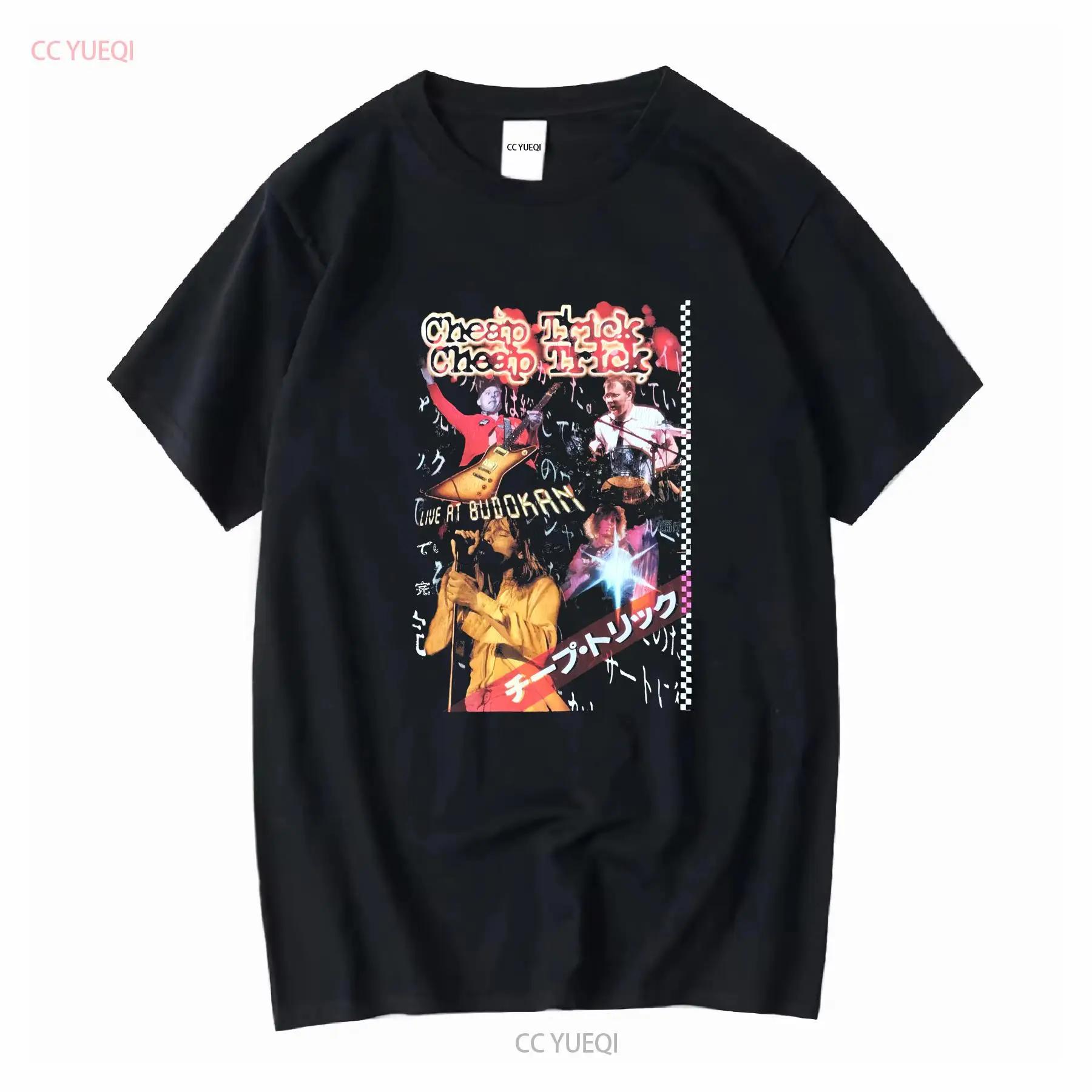 Vintage 1996 97 Cheap Tricks World Tour T Shirt Live At Budokan Large vintage Washed streetwear Stretched Soft Slightly graphic S разноцветный