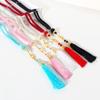 Multicolor Islamics Prayer Beads Sturdy Glass Tasbih Hand Strung Set of 8 for Spiritual Practice Jewelry Accessory