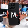 Custodia Per Xiaomi 14T 14 15 12 12S 12T 12X Pro Ultra Lite Cover Posteriore Carina Cuore d'Amore Modello Lettera Silicone Morbido Anti Caduta Protettiva Per Xiaomi Capa