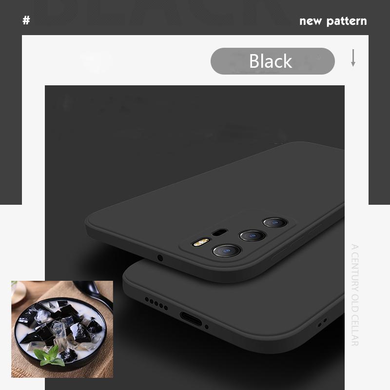 Liquid Silicone Soft Phone Case For Huawei P50 P40 P30 P20 Mate 40 20 30 Pro Honor 20 Nova 8 7 Shockproof Cover
