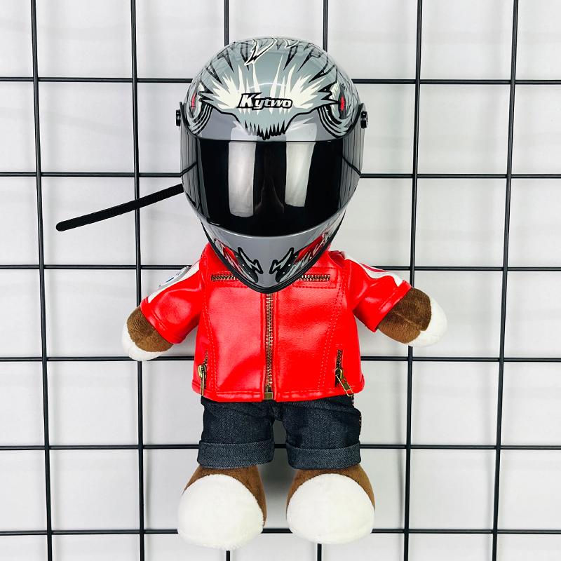 Motorcycle Helmet Rabbit Pattern Decoration Trunk Pendant Bear Helmet Riding Motorcycle Brigade